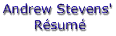 Resumes of Andrew Stevens